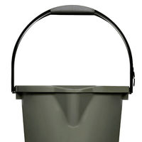 ベストコ バケツ メモリ付き 10L プラスチック カーキ Boite MA-4019 1個