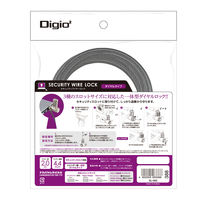 ナカバヤシ セキュリティロック 3種対応(ケンジントン、Noble、Nano) SL-065 1個