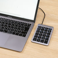 ナカバヤシ Type-C有線テンキー 22ショートカット グレーブラック TNK-SU235GYBK 1個