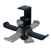 ナカバヤシ アルミニウムダブルフック ブラック HPH-001BK 1個