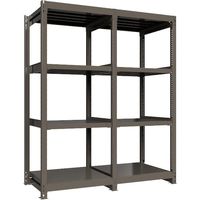 ICHIMAI 重量ボルトレスラック 段荷重1000Kg H2100×W900×D750 天地4段 単体グレー TH1000-737T4（直送品）
