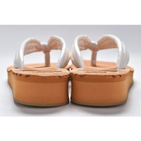 ラッキーベル Rebornサンダル 武王04(ブロンズ×ホワイト) S 67-8176-34 1足（直送品）