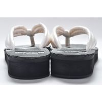 ラッキーベル Rebornサンダル 武王02(ブラック×ホワイト) M 67-8176-23 1足（直送品）