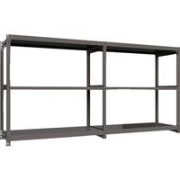 ICHIMAI 重量ボルトレスラック 段荷重1000Kg H1800×W1800×D750 天地3段 単体グレー TH1000-667T3（直送品）