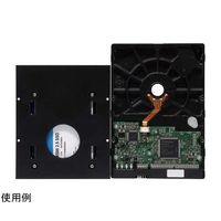 アイネックス 2.5インチSSD/HDD変換マウンタ 2台用 HDM-13A 1個 67-9281-61（直送品）