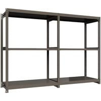 ICHIMAI 重量ボルトレスラック 段荷重1000Kg H2100×W1500×D750 天地3段 単体グレー TH1000-757T3（直送品）