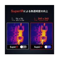 Wifi対応 産業機器向けコンパクトサーマルカメラ PocketE LED付 HM-TP40-1AQF/W-PocketE 1個（直送品）