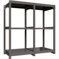 ICHIMAI 重量ボルトレスラック 段荷重1000Kg H1800×W900×D750 天地3段 単体グレー TH1000-637T3（直送品）