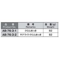 ホシモト 防水ロックハンドル AB-76-3-2 1個 62-2985-70（直送品）