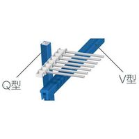 作新工業 SAXIN スパイラルコンベアーシステム V3L型レール 100M巻き V3L-100 1巻 365-1589（直送品）