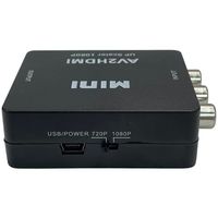 Trimate RCA(赤・白・黄)to HDMI 変換コンバーター TR-RHD001-BK 1個 67-4920-60（直送品）