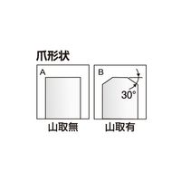 ジーネット 北川鉄工所 スクロールチャック用 ALーSBS アルミ生爪 AL-SBS-10-H52 1組 64-3270-51（直送品）