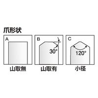 ジーネット 日立精機用 H/NR 生爪 H-10-H100 1組 64-3271-56（直送品）
