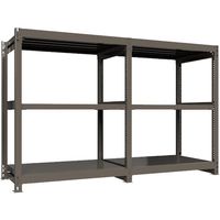 ICHIMAI 重量ボルトレスラック 段荷重1000Kg H1500×W1200×D750 天地3段 単体グレー TH1000-547T3（直送品）