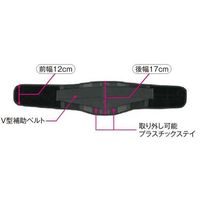 アシスト スレンダーガードメッシュ ブラック L 01117 1本 68-4058-62（直送品）