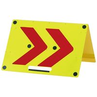 ジェイウィン ワンタッチ折りたたみ矢印板 JOA-65HP 1個 63-7308-80（直送品）