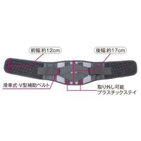 アシスト パワーA ミドル ブラック M 27177 1本 68-4057-41（直送品）