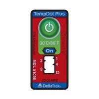 デルタトラックジャパン 温度・時間ラベル TEMPDOT(TM) PLUS 30°C 100枚入 51056 1箱(100枚)（直送品）