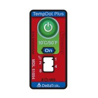 デルタトラックジャパン 温度・時間ラベル TEMPDOT(TM) PLUS 10°C 100枚入 51054 1箱(100枚)（直送品）