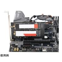 アイネックス M.2 NVMe SSD変換PCIeカード SATAコンボ AIF-09 1個 67-9238-52（直送品）