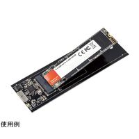 アイネックス USB3.0接続 UASP対応 M.2 SATA SSDケース HDE-10 1個 67-9282-51（直送品）