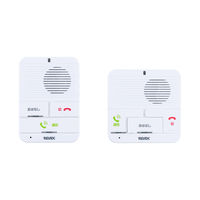 ワイヤレスインターホン充電式屋内機おはなしボタン付+屋内機おはなしボタン付セット WT100RTMT 1個 ナカバヤシ