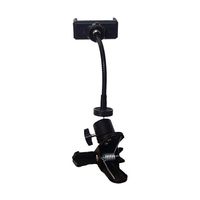 Trimate スマホ用フレキシブルアームスタンド クリップ式 TR-CST008-BK 1個 67-4918-14（直送品）