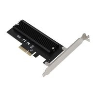 アイネックス ヒートシンク搭載 M.2 NVMe SSD変換PCIeカード 上面取付タイプ AIF-11 1個 67-9238-54（直送品）