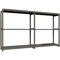 ICHIMAI 重量ボルトレスラック 段荷重1000Kg H2100×W1800×D600 天地3段 単体グレー TH1000-766T3（直送品）