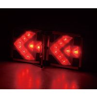 ジェイウィン 折りたたみLED矢印板 JLE-10 1個 63-7308-79（直送品）