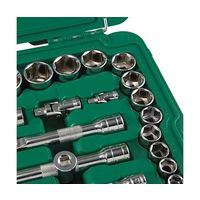 SATA ソケットレンチセット1/4&3/8&1/2(ミリ&インチ) 124pcs RS-09014 1点 68-0947-32（直送品）