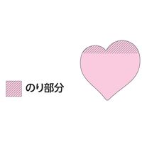 スリーエム(3M) ポストイット ふせん 付箋 強粘着 シルエットノート ハート 69mm×69mm 混色3色 1パック SSS-HEU