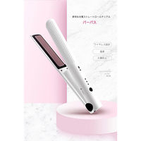 アスコ USBヘアアイロン ホワイト KD386(W) C1000492 1台（直送品）