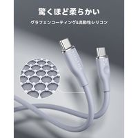 VOLTME シリコン 充電ケーブル USB-C&USB-C 100W 1m C2124 1点
