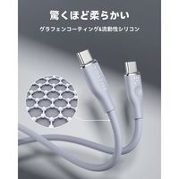 VOLTME シリコン 充電ケーブル USB-C&USB-C 100W 1.8m C2149 1点