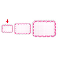 ササガワ 抜型カード 立体枠 雲型 ¥なし 16-4086 1冊(50枚)