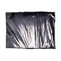 ササガワ 手提げ袋 マット黒 Yー55 50-6921 1枚