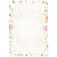 フロンティア はがき箋 フラワーガーランド 2柄×5枚 HGS-430 1冊