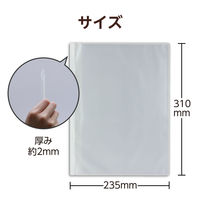 アーテック 薄型クリアブックA4 横入れ 10ポケット クリア 5651 1個