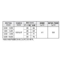 新潟精機 セラミックシャンク付ピンゲージセット 0.50ー1.00mm 一般校正付 1セット(51本入) CAG-0B 1セット(51本)（直送品）