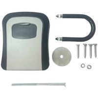 Trimate キーボックス ダイヤル式 シルバー TR-KBD001-SL 1個 67-4918-82（直送品）