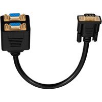 Trimate VGA分配ケーブル(1入力・2出力) TR-VGB01-BK 1個 67-4921-74（直送品）