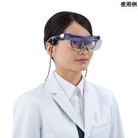 アズワン×山本光学 JIS一眼形オーバーグラス保護メガネストラップあり SN-770AS 1個 4-6752-02（直送品）