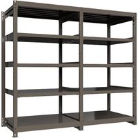 ICHIMAI 重量ボルトレスラック 段荷重1000Kg H2100×W1200×D900 天地5段 単体グレー TH1000-749T5（直送品）