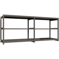 ICHIMAI 重量ボルトレスラック 段荷重1000Kg H1500×W1800×D900 天地3段 単体グレー TH1000-569T3（直送品）