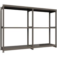 ICHIMAI 重量ボルトレスラック 段荷重1000Kg H2100×W1500×D600 天地3段 単体グレー TH1000-756T3（直送品）