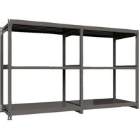 ICHIMAI 重量ボルトレスラック 段荷重1000Kg H1800×W1500×D900 天地3段 単体グレー TH1000-659T3（直送品）