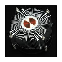 アイネックス LGA115x用 LED CPUクーラー CC-06B 1個 67-9218-52（直送品）