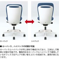 【設置込】イトーキ フルゴチェア ハイバック 肘なし モスグリーン KF430PVM-T1T1Q6 1脚（直送品）