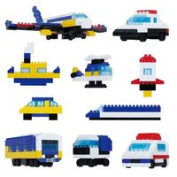 カワダ ダイヤブロック いろんなのりもの 1個